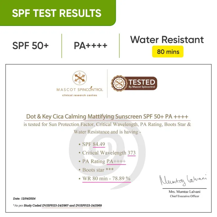 Dot%20&%20Key%20Cica%20+%20Niacinamide%20Sunscreen,%20In-Vivo%20Tested%20SPF%2050+%20PA++++%2050g%20-%20Image%204