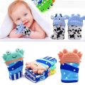 Baby Teething Mittens - Cow Gloves. 