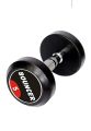 5KG Rubber Coated Dumbbell (1 Piece) | Non-Slip Chrome Handle Weight for Home Gym & Strength Training. 