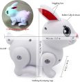 Electric Rabbit Electronic Pets Animal Bunny Hare Toys Jump, Led Light, Music Kids, Toys World. 