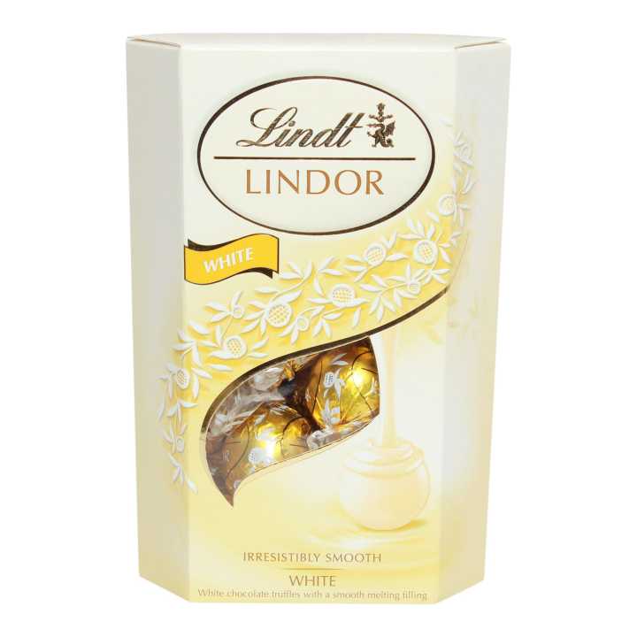 Lindt Lindor White Chocolate Truffles 200G