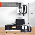 Panasonic Super Mixer Grinder 1000W MX-AC400 Black 3 Stainless Steel Jars1 Juicer Jar. 