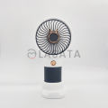 Cute Korean Design Mini Portable Fan with Lithium Rechargeable Battery | 3 Speed Mode | USB fan | USB Rechargeable. 