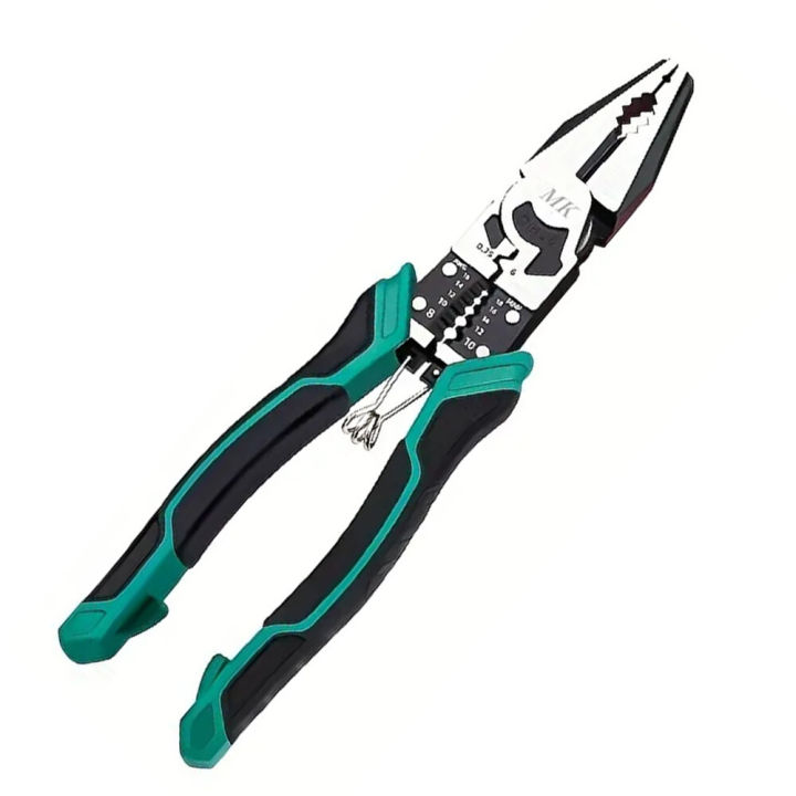 Heavy-duty Performance Combined with Daily Convenience: 8 Inch Vise Wire Pliers-Industrial Grade, Labor-saving, Multi-functional Stripping Tool for Electricians and Household Repairs