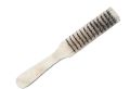 Fish Scale Removal Brush with Wooden Handle – Durable and Easy-to-Use De-Scaler. 