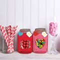 High Quality 25/50Pcs Valentines Day Cards Kraft Paper Heart Window Valentine Exchange Cards Clear Sealed Bags Candy Jar Cards Valentines Day. 