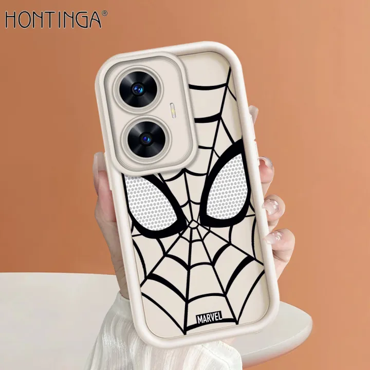 Hontinga%20for%20Realme%20C55%20Back%20Cover%20Spider-Man%20Pattern%20Ladder%20Soft%20Camera%20Protection%20Rubber%20Phone%20Case%20-%20Image%202