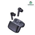 Green Leaf-161 True ENC Wireless Gaming Earbuds |50 Hours | Quad Mic | Dual EQ Modes | BT Version 5.3 | 45ms Low Latency| IPX5 Sweatproof | ASAP Charging 10Mins To 150Mins Playback | Fast Charging | 13mm Driver. 
