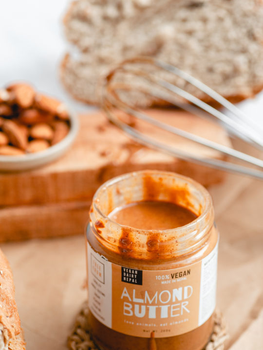 Vegan%20Dairy%20Nepal%20Almond%20Butter,%20Smooth,%20No%20Stir,%20No%20Sugar,%20Non-GMO,%20No%20Palm-Oil,%20Paleo,%20KETO,%20230g%20-%20Image%204