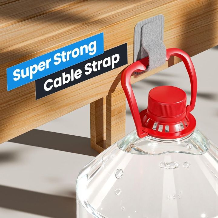 10Pcs%20Space%20Saving%20Under%20Desk%20Cable%20Management%20Band%20Adjustable%20Hook%20and%20Loop%20Tape%20Data%20Cable%20Storage%20Hidden%20Nylon%20Ties%20Cable%20Organizer%20Home%20-%20Image%204