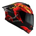 Spyder Spike 2 Neo Fuego Full Face Single Visor Helmet With Night Vision Visor. 