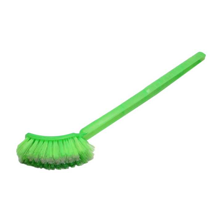DeoDap Bathroom Cleaner Single Hockey Stick Shape Toilet Brush