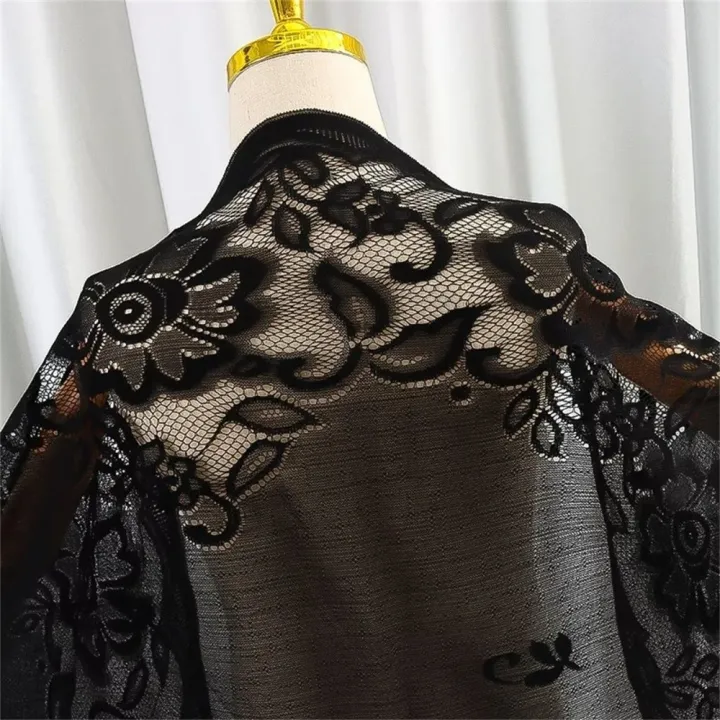Fashion%20Tassel%20Patchwork%20Tulle%20Scarf%20Hollow%20Solid%20Color%20Lace%20Shawl%20Breathable%20Party%20Accessories%20Triangle%20Scarf%20-%20Image%207