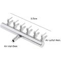 2X Aquarium Air Flow Splitter Fish Tank Air Control Valve Oxygen Distributor Fish Tank Air Pump Accessories 6 Way. 