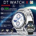 Wenefang 2025 New DT WATCH X Smart Watch Waterproof 4GB MP4 Player Album 【2025 Version】 BT Call AMOLED Men's Smart Watch Multi-sport Mode Women's Watch. 