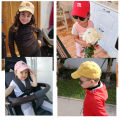 Years－61 Cap Kids Letter Cap Sunscreen Cap Boys Baseball Cap Kids Kids Kids Baby Hip Hop M Embroidery－8-12-15. 