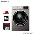 Hisense WFQY1214VJMT – 12 Kg Front Load Washing Machine Inverter 1400 RPM Steam Wash Pause & Add. 