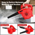 Electric Handheld Air Blower Vacuum Cleaner - 220V, 700W | 2-in-1 Blower & Vacuum for Cleaning Dust, Leaves, and Small Debris. 