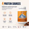 Jiri Nutrition Synergy Protein (Whey + Plant Protein), Chocolate Flavor 1kg. 
