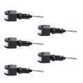 fasdaga 5X Outdoor 12V DC Automatic Infrared PIR Motion Sensor Switch for LED Light, Black. 