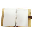 Brown Magnetic Lock And Spiral Bind Note Book. 