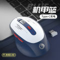 Swivis Bluetooth wireless mouse type-c charging silent laptop desktop office dual mode. 