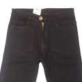 Black BMW Stretchable Slim Fit Jeans For Men. 