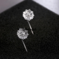 Difutagui Delysia King 2021 New Daisy Earrings Cute Girls High Quality Sunflower Long Ear Studs Gift for Best Friend. 