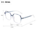 OQ BOGA 4 Colors Unisex Fashion Irregular Polygon Frame Anti Blue Light Radiation Computer Glasses Women Men Eye Protection Full Rim Eyewear. 