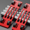 1Pcs New Adjustable Precision Cutting Machine Base Plate Aluminum Alloy Portable Saw Flip Cover Circular Saw Guide for Accurate Cut. 