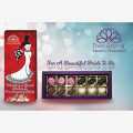 Beautiful Bride Homemade Chocolate box, Nepal Made by TheoBroma, 12 PC. 
