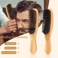 Difutagui Comb Supplies, Styling, Hairdressing, Barber, Natural Bamboo Hair Brush, Profesional Boar Bristles, DIY Smoothing, Detangling, Wet Hair, Dry Hair. 