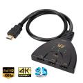 3 Port 4K Hdmi Switch 3 In 1 Out With High Speed Switch Splitter. 