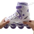 Adjustable Inline Roller Skates with Flashing LED Wheels – Durable PU Skating Shoes. 