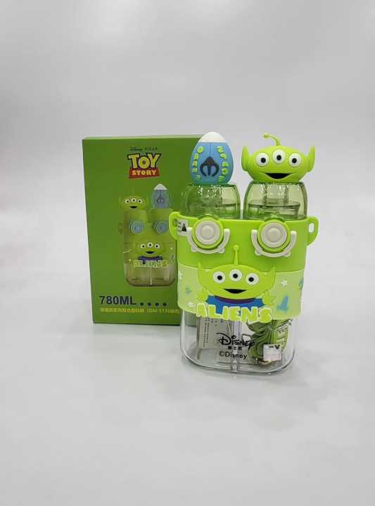Disney%20780%20Ml%20Dual%20Drink%20Water%20Bottle%20With%20Straw%20And%20Shoulder%20Strap%20Plastic%20Split%20Dividing%20Cup%20Portable%20Carry-On%20Double%20Drinking%20Kids%20Water%20Bottle%20-%20Image%205