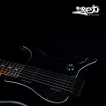 Jet Guitars JS 400 MBK R HH Roasted Maple Gold Hardware Black w/ Gigbag. 