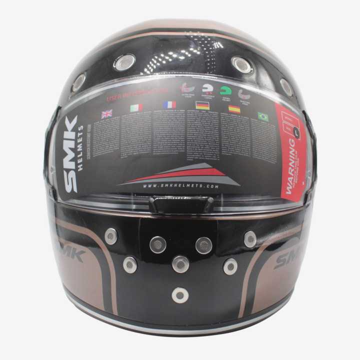 SMK Retro Plain Full Face Helmet