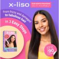 X-Liso Keratin Straightening Kit 3 in 1 with Pure Shampoo Pre-Treatment 80ml , Vegan Keratin 120ml , Smooth Hair Mask 50g - X liso keratin. 