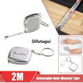 Difutagui 2 Meters Small Tape Measure Key Ring Small Steel Tape Measure 2025 Mini Pocket Portable Compact Carry Around Mini Tape Measure. 