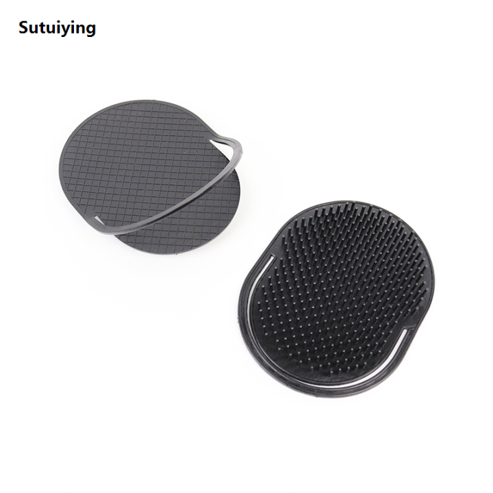 Sutuiying%201pcs%20silicone%20comb%20palm%20portable%20scalp%20massage%20black%20New%20style%20hair%20care%20travel%20portable%20brush%20hair%20styling%20tool%20-%20Image%205