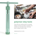 FORIDE Clay Extruder - Polymer Clay Extruder, Aluminum Alloy Clay Extruder , Rotary Mold Sugar Polymer Clay Extruder. 
