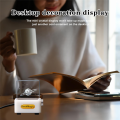 Crystal Photo Desktop Decoration,Smart Weather Station Digital Clock Mini 3D Hologram Cube Display. 