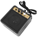 Guitar Amp Small Speaker Black 5W with Back Clip Speaker Guitar Accessories for Acoustic Electric Guitar Accessories Part. 