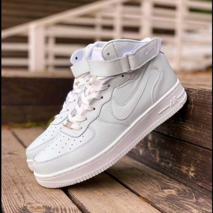 Air Force 1 High Top Full White Sneaker with Belt for Men Daraz .np