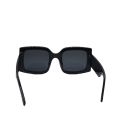 Peter Dreamer New Oversized Square Black Sunglasses with Thick Frame for Women - Trendy Korean Eyewear. 