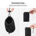 Camera Lens Pouch Bag Soft Neoprene Drawstring Protector Case 4Pcs Set. 