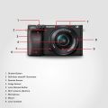 Sony Alpha ILCE-6400L 24.2MP Mirrorless Camera with 16-50mm Lens  with Free Bag and 16 Gb Card - Black. 