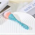 Durable Artificial Fiber Diamond Handle Makeup Brush Diamond Inlay Soft Bristles Loose Powder Brush Rhinestone Handle Fluffy Blush Brush Professional. 