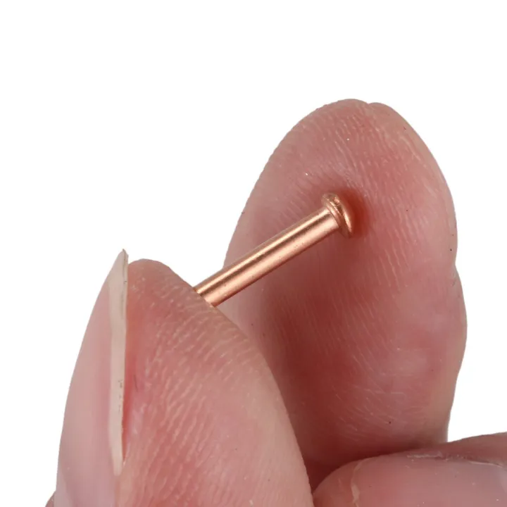 fasdaga%20300%20Pcs%205/64Inch%20x%2025/64Inch%20Round%20Copper%20Solid%20Rivets%20Fasteners%20-%20Image%208