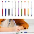 Creative Plastic DIY Beaded Pen Handmade Touch Screen Ballpoint Pen Student Gift Stylus Pen School Office Supplies. 